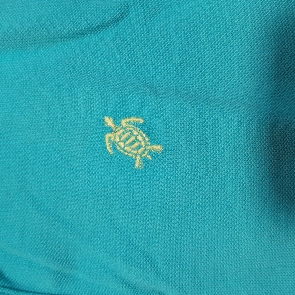 Boys Crewcuts Turquoise Green Polo with Embroidered Turtle NWT Size S - Picture 2 of 6